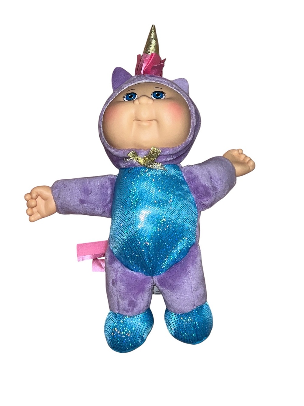 Cabbage Patch Kids Cuties Fantasy 2019 Unicorn Doll Toy Purple Blue Collectible